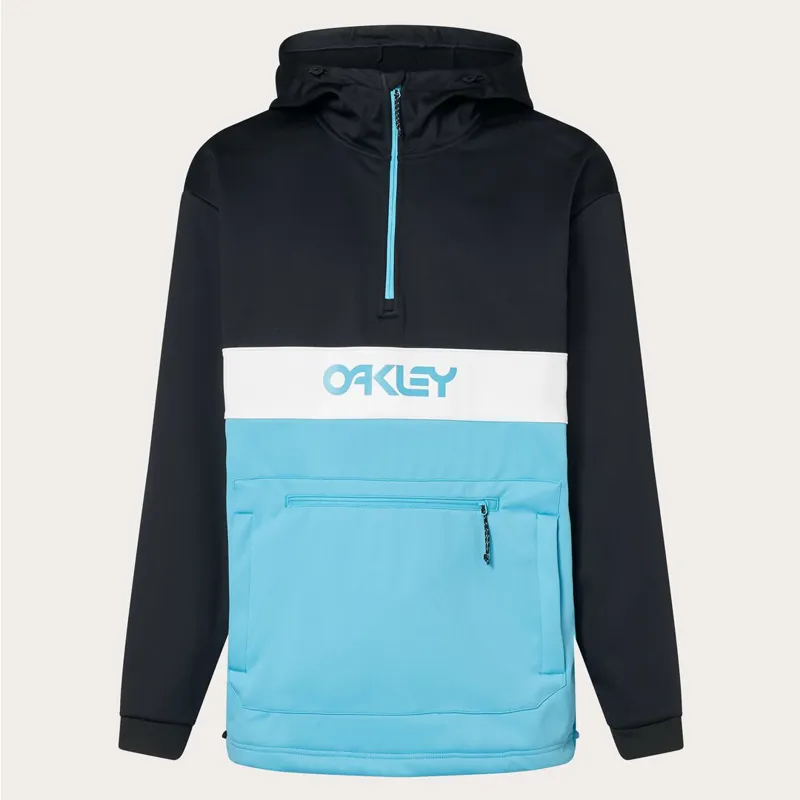 Oakley TNP Nose Grab Softshell Mens Hoodie - Black Blue