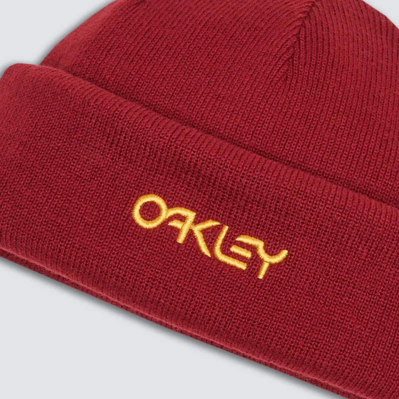 Oakley B1B Logo Beanie Hat - Iron Red-1