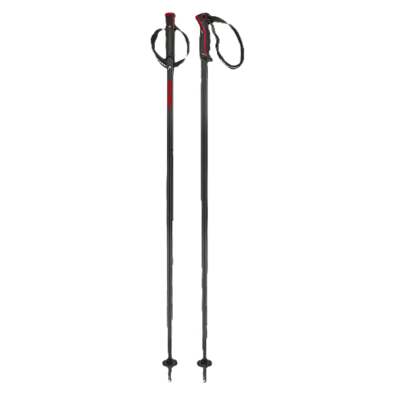 Head Frontside Ski Poles - Black Red