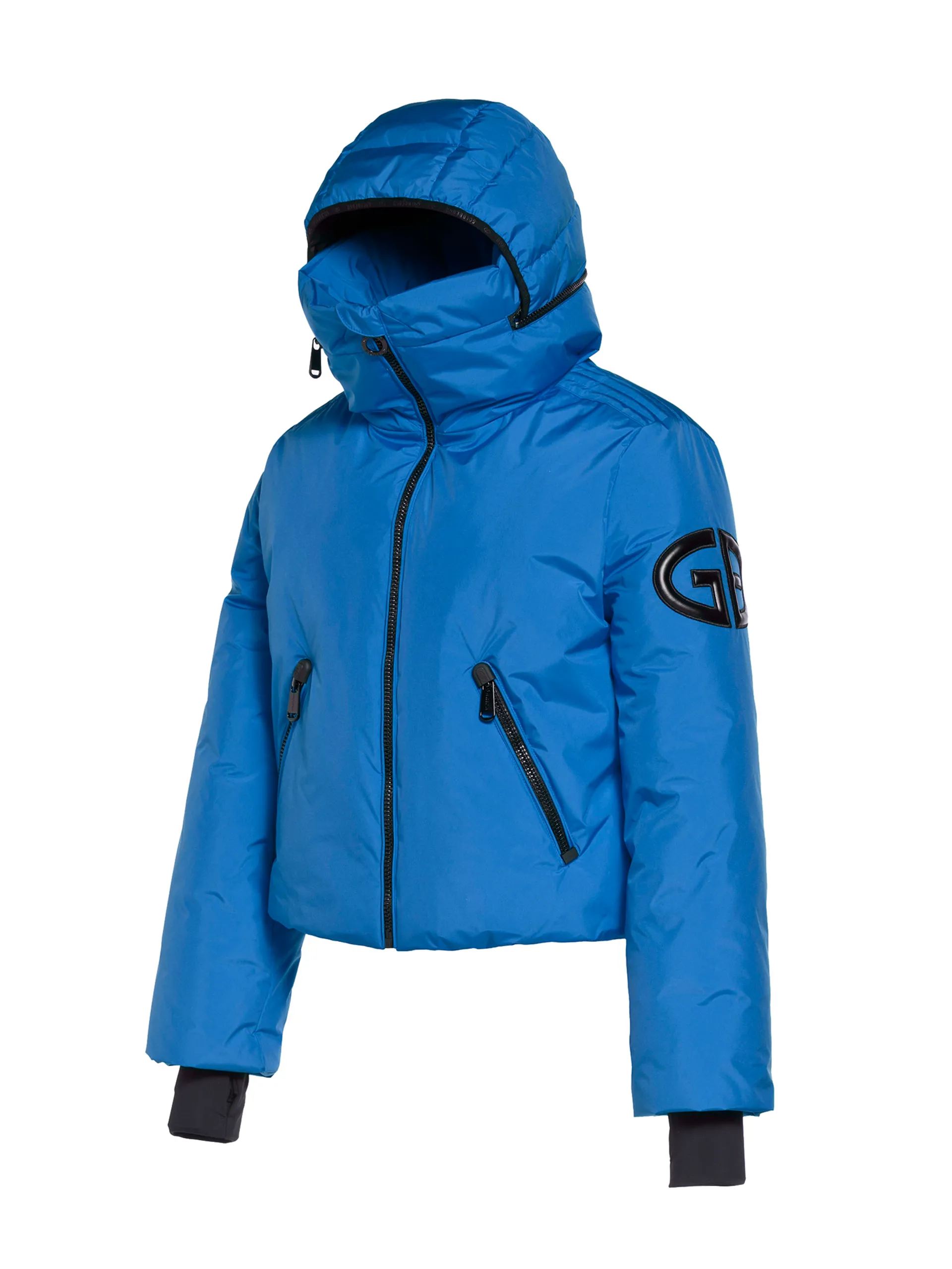 Electric blue puffer jacket women's hotsell