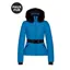 Goldbergh Hida Womens Faux Fur Down Ski Jacket - Electric Blue
