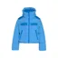 Goldbergh Track Quilted Down Jacket Star Print - Electric Blue