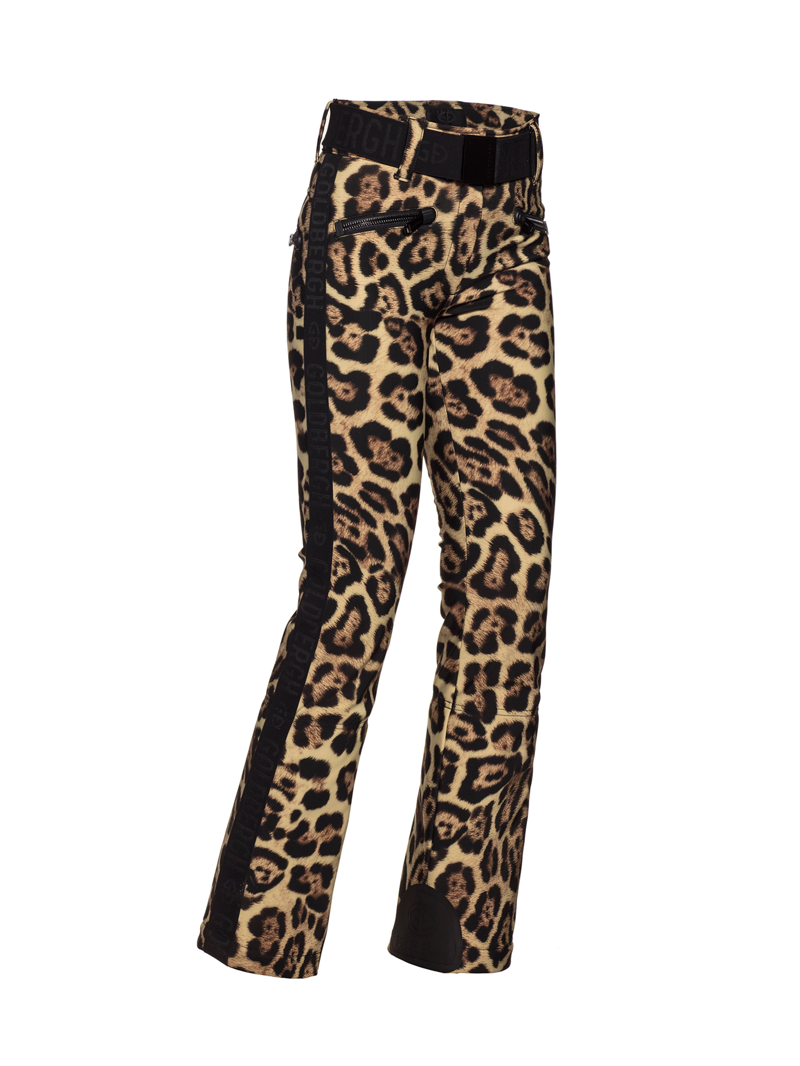 Goldbergh Stretch Womens Ski Pant- Jaguar Print-2