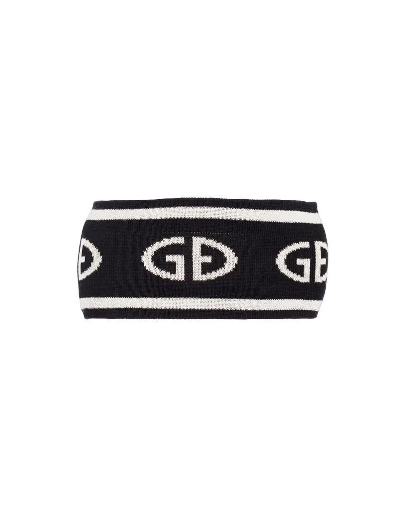 Goldbergh Tiara Fine Knit Headband - Black