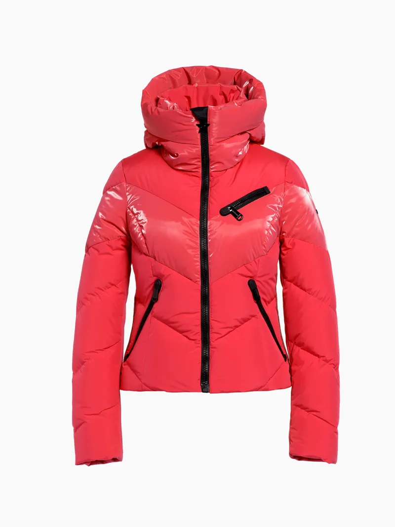 Goldbergh Moraine Womens Down Ski Jacket - Flame Red