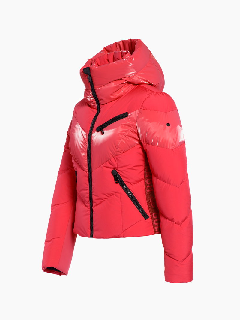 Goldbergh Moraine Womens Down Ski Jacket - Flame Red-2