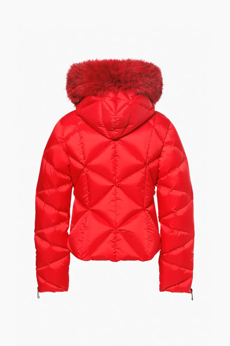 Goldbergh Harumi Womens Down Ski Jacket - Flame Red-1