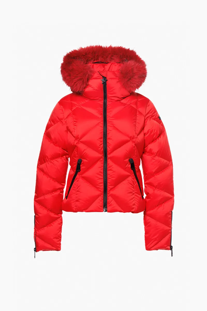 Goldbergh Harumi Womens Down Ski Jacket - Flame Red