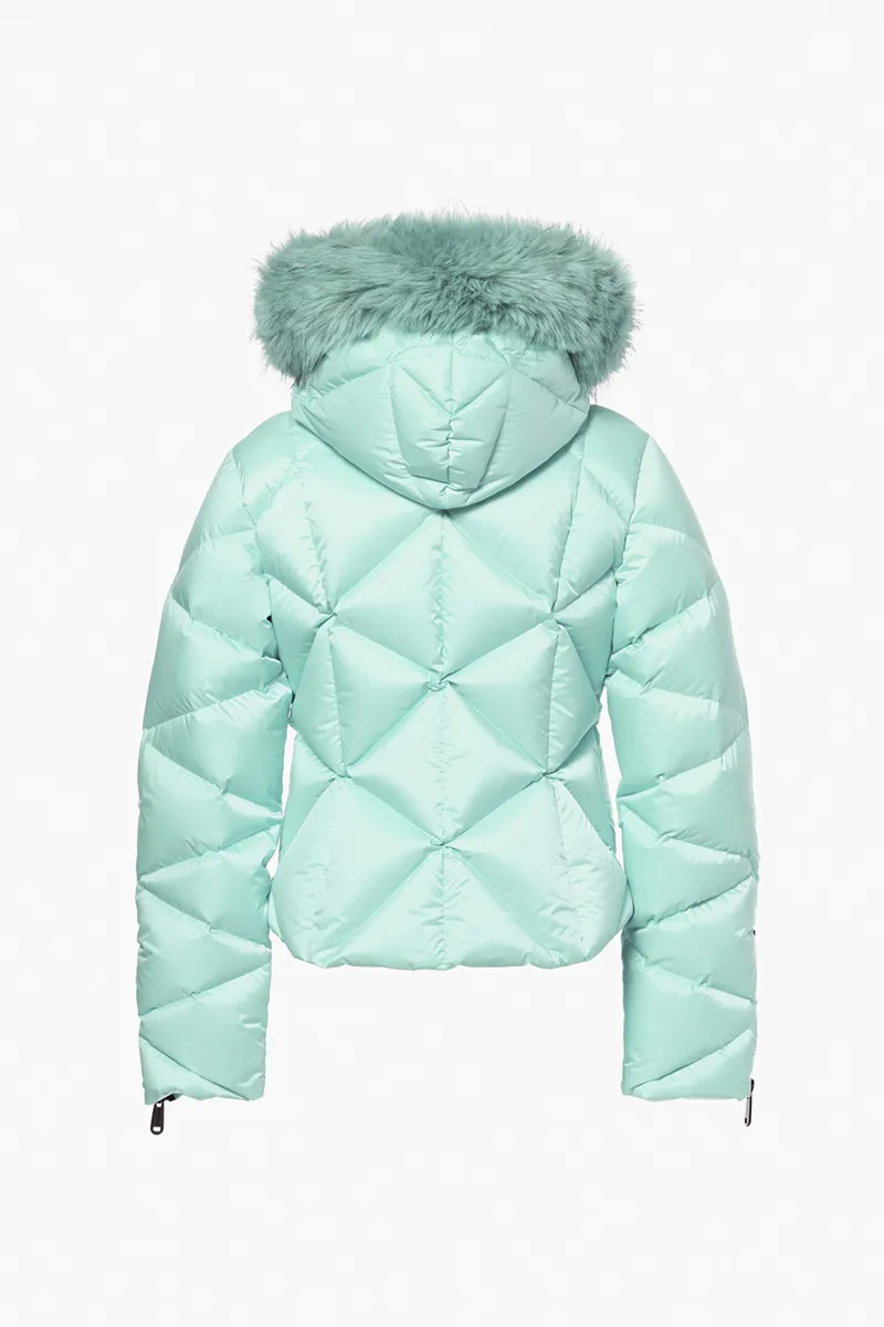 Goldbergh Harumi Womens Down Ski Jacket - Matcha Green-1