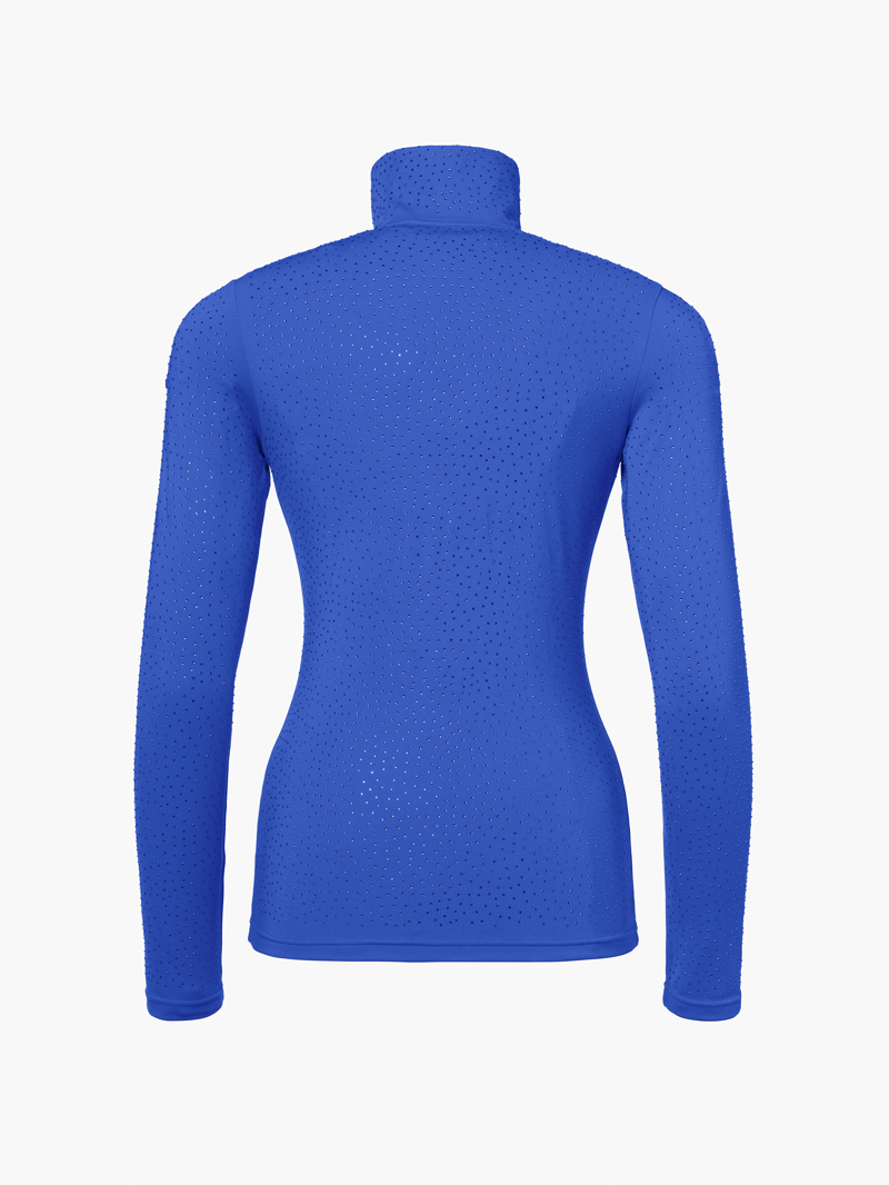 Goldbergh Gianna Womens Half Zip Sparkling Midlayer - Dazzling Blue-1