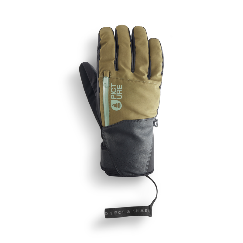 Picture Madson Mens Gloves - Tobacco Brown-1