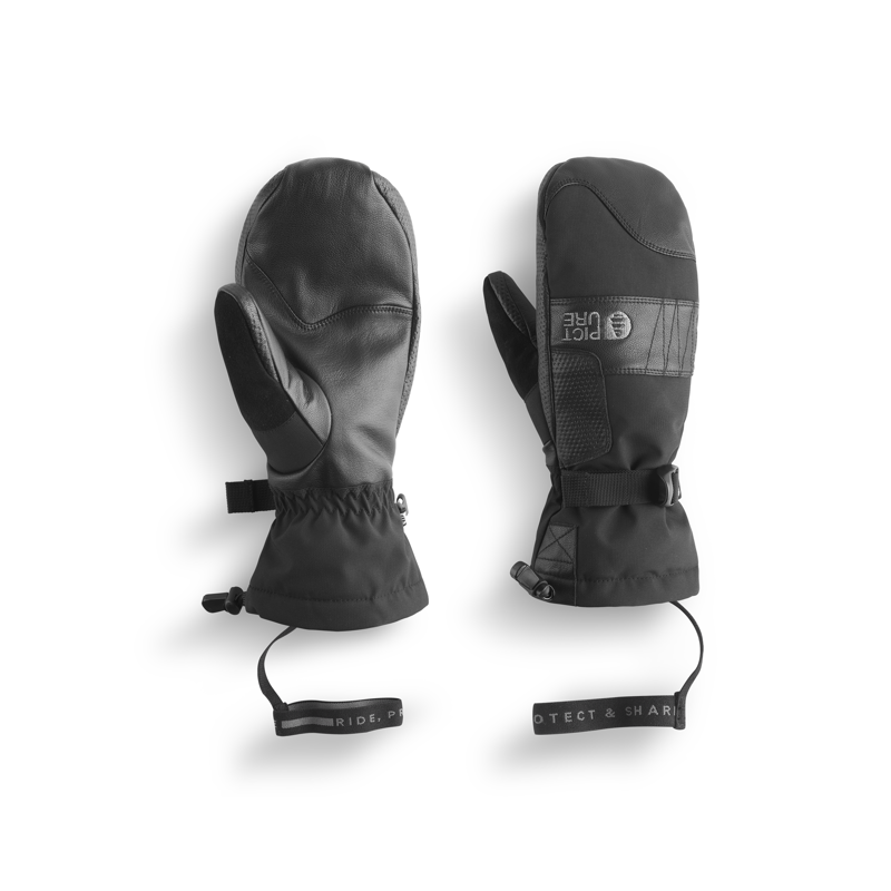 Picture Anna Womens Mittens - Black