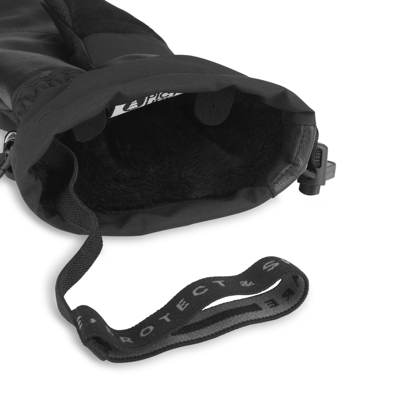 Picture Anna Womens Mittens - Black-2