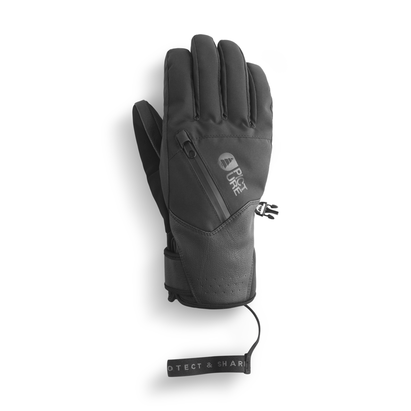 Picture Kakisa Womens Gloves - Black-2