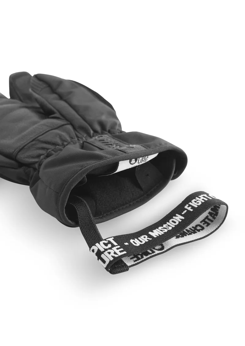 Picture Sparks Mens Lobster Ski Mittens - Black-3
