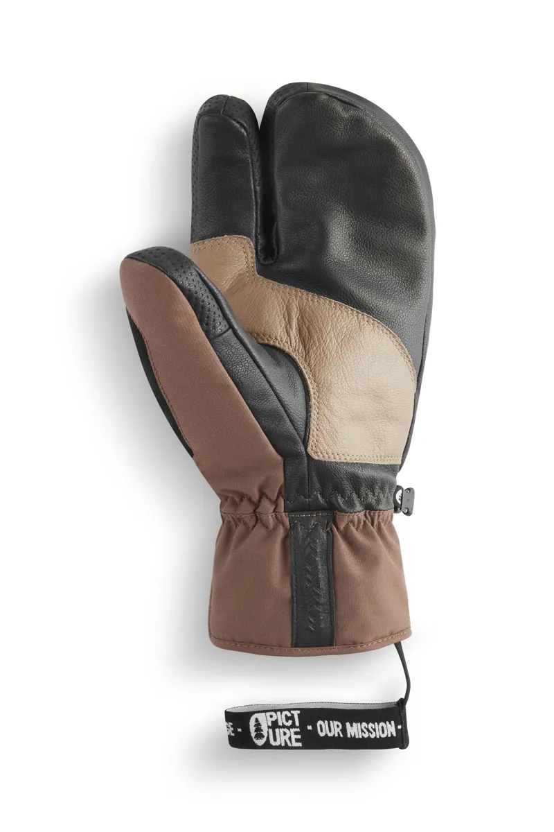 Leather palm ski gloves hotsell