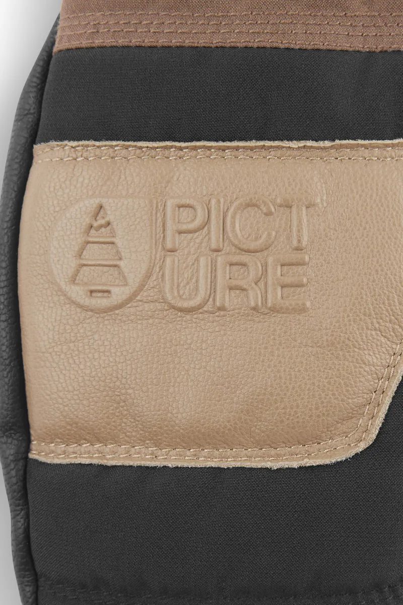 Picture Sparks Mens Lobster Ski Mittens - Brown-3