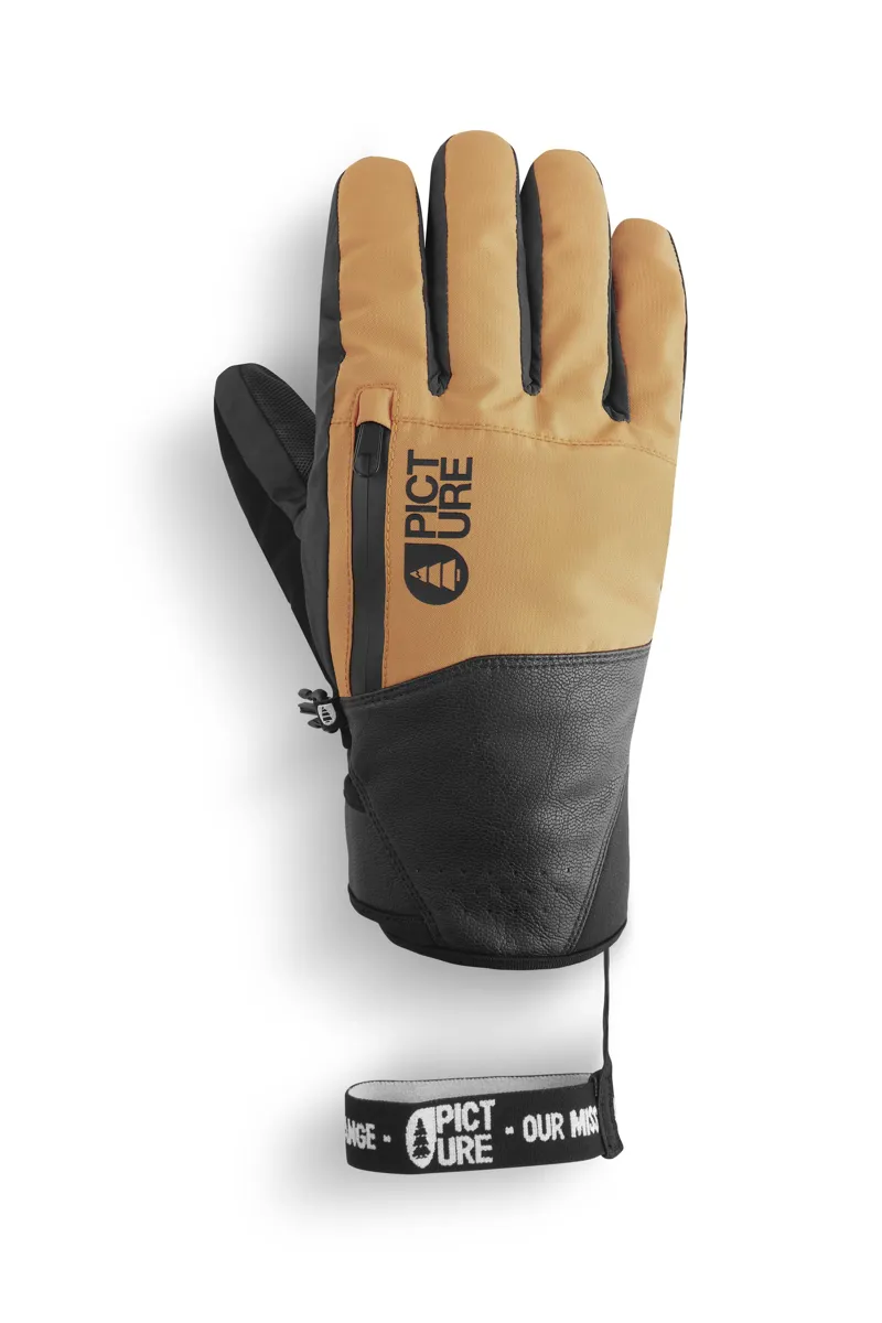 Picture Madson Mens Ski Gloves - Brown
