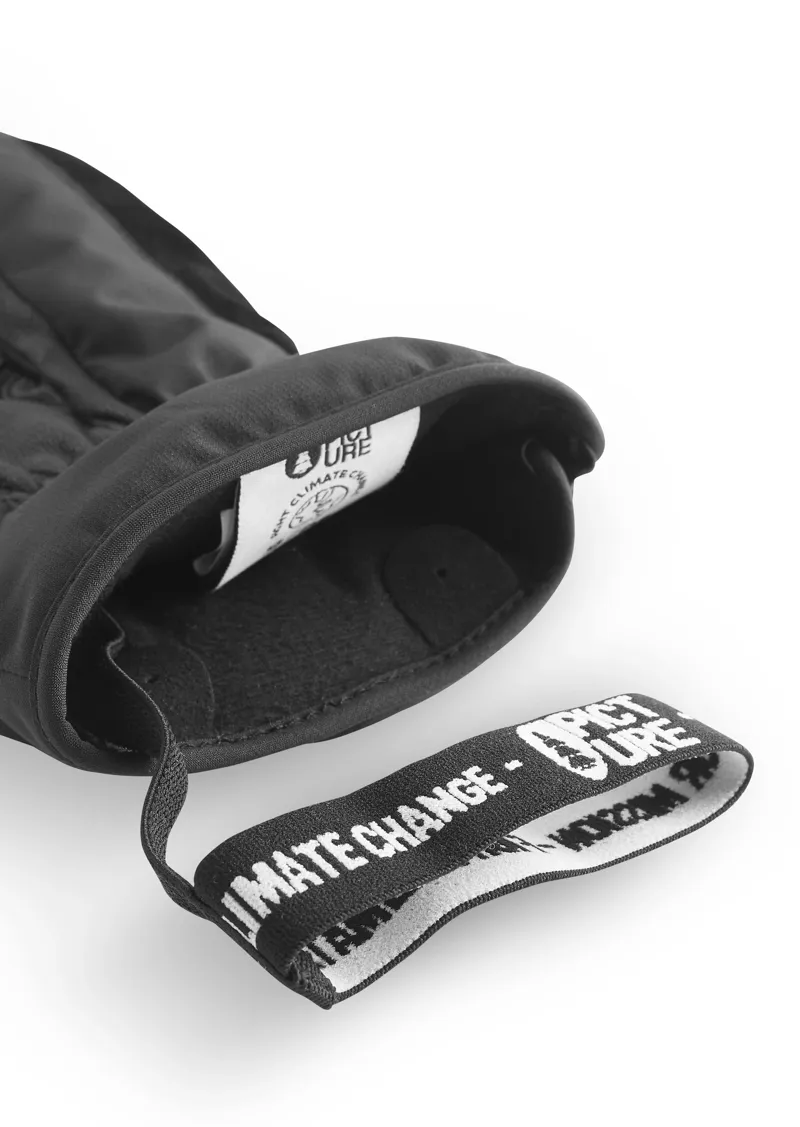 Picture Ancon Mens Ski Mittens - Black-3