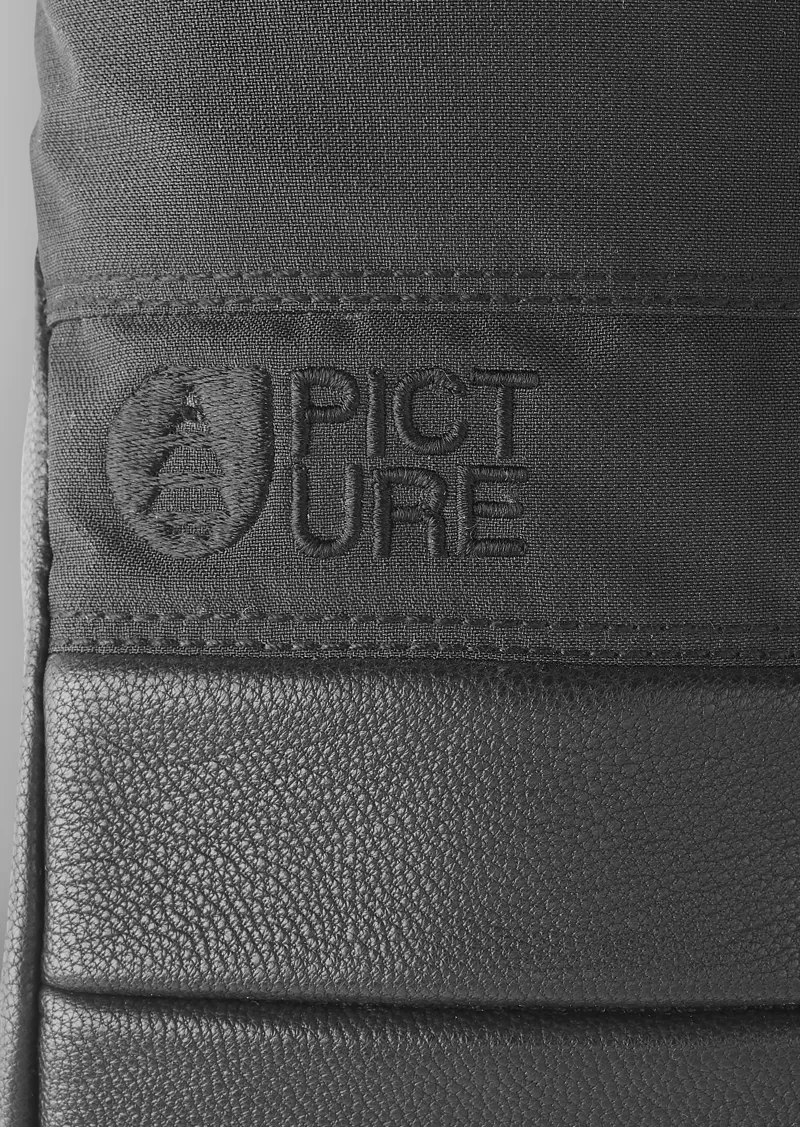 Picture Ancon Mens Ski Mittens - Black-4