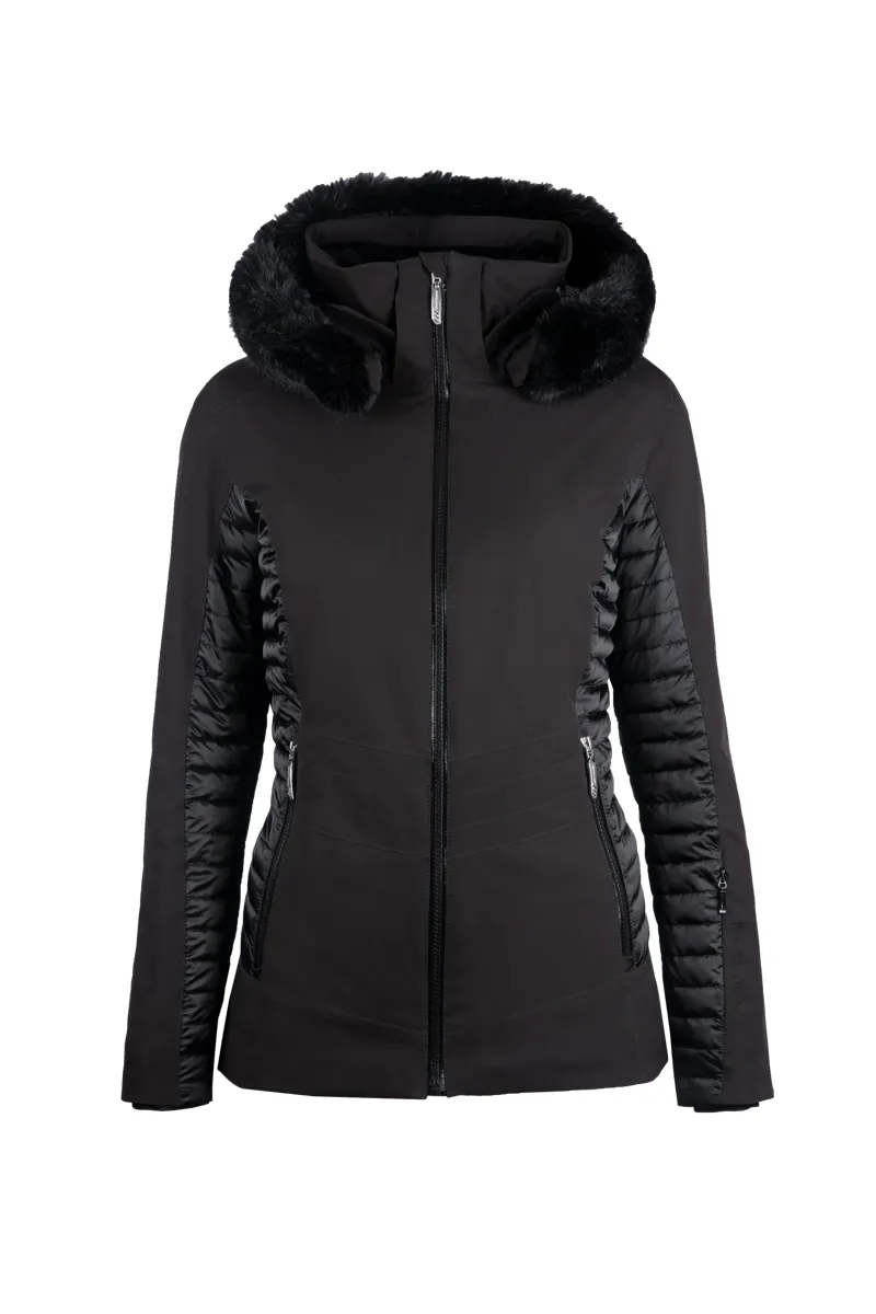 Womens ski on sale jacket grey
