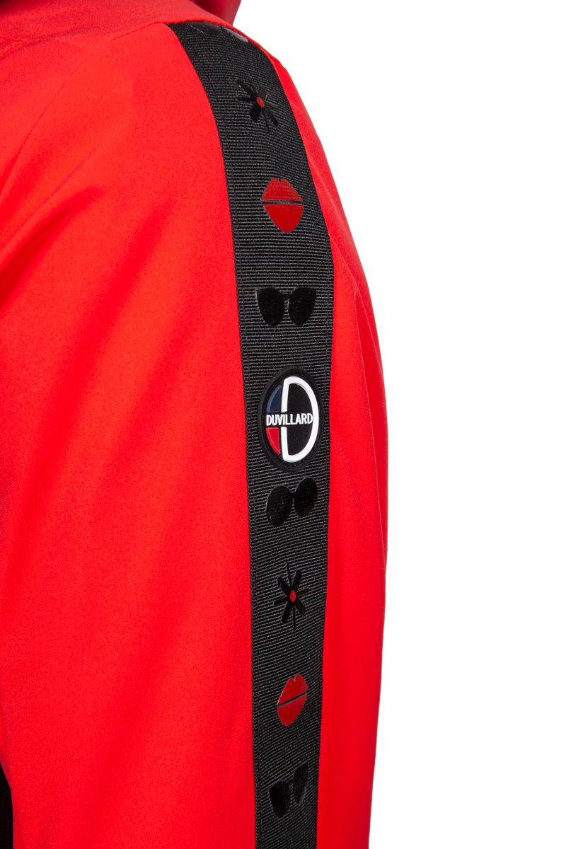 Henri Duvillard Estelle Faux Fur Womens Ski Jacket - Red-2