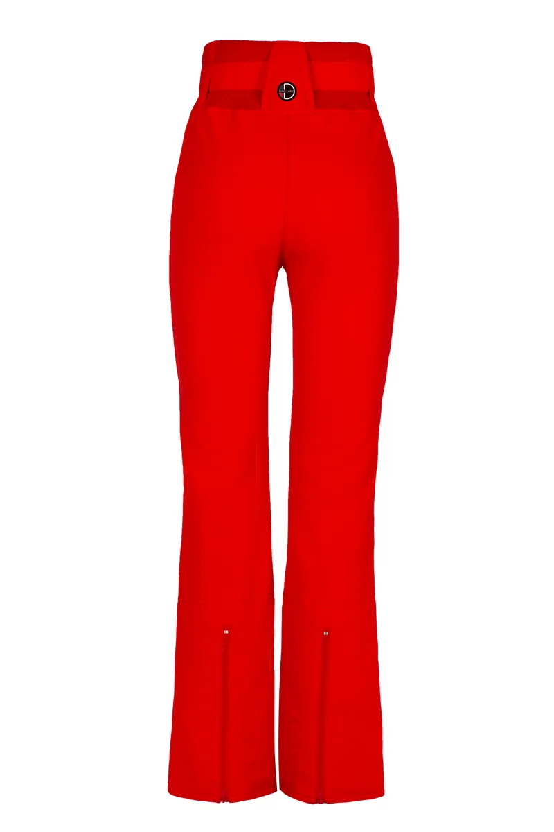 Duvillard Gridin 24 Womens Regular Leg Ski Pants - Red-1