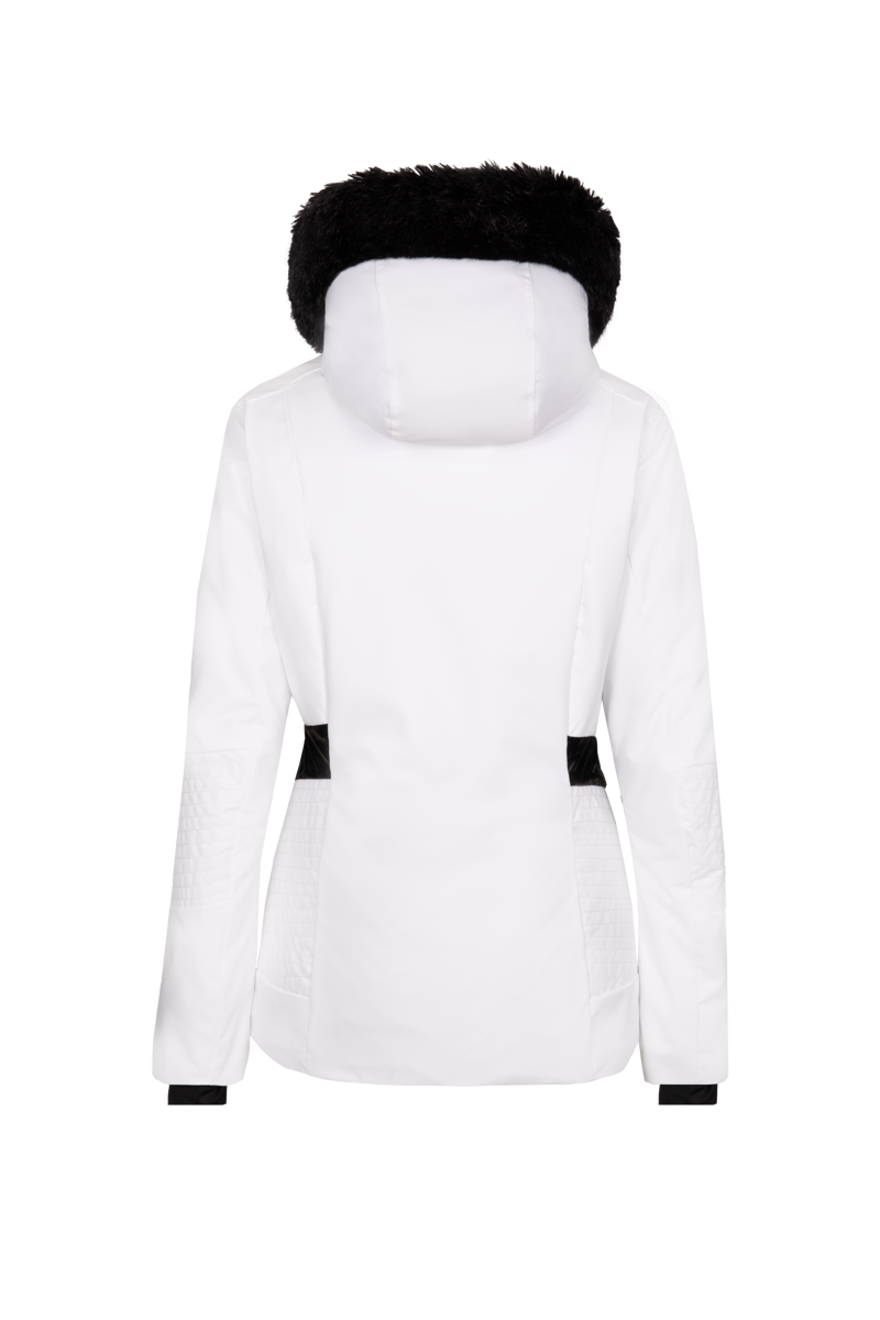 Duvillard Elona Faux Fur Womens Ski Jacket - White-1