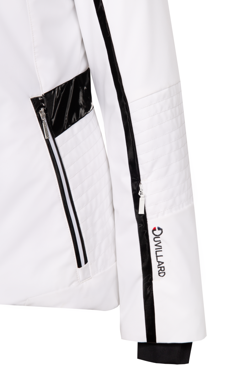 Duvillard Elona Faux Fur Womens Ski Jacket - White-2