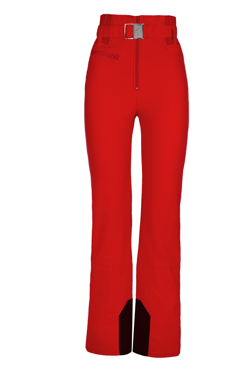 Duvillard Gridin Womens Long Leg Ski Pants - Amaranth Red