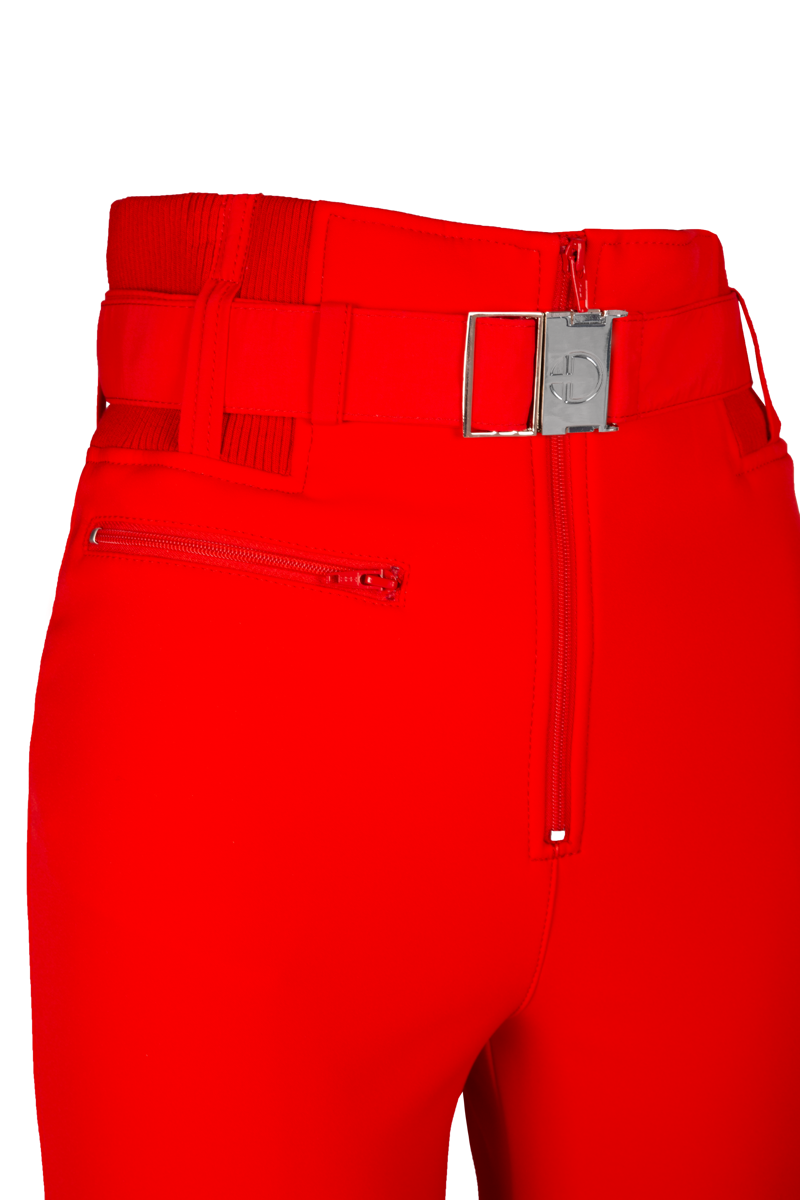 Duvillard Gridin Womens Long Leg Ski Pants - Amaranth Red-2