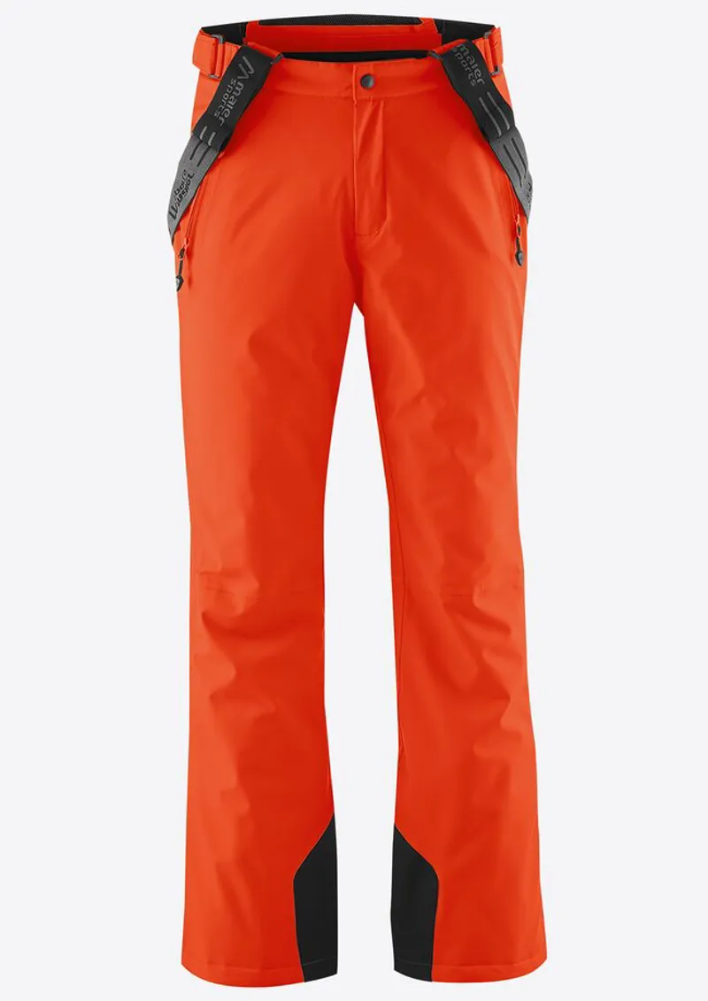 Maier Anton 2.0 Regular Fit Mens Ski Pants - Siren Red