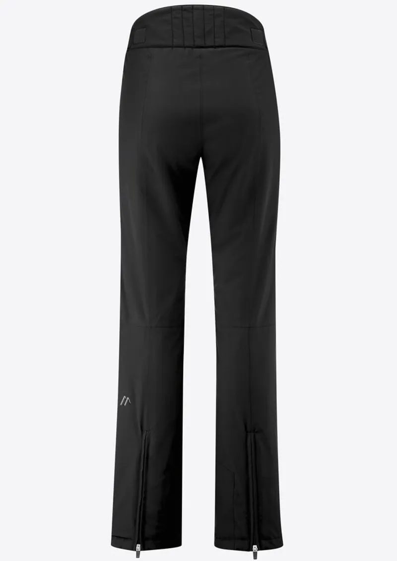 Maier Vroni Slim Fit Womens Shorter Leg Ski Pants - Black-1