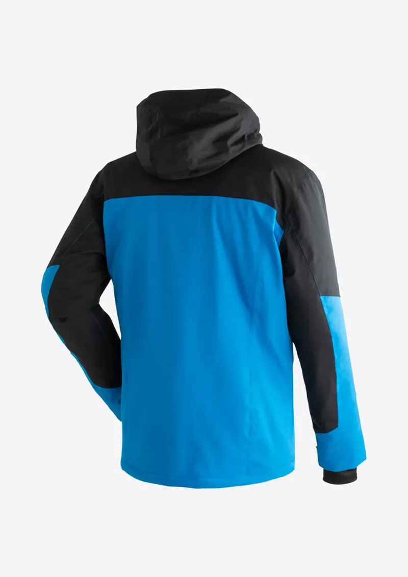 Maier Pajares Mens Ski Jacket - Black Imperial Blue-1
