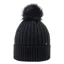 JailJam Kensington Pom Pom Beanie in Black