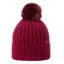 JailJam Kensington Pom Pom Beanie in Bordeux Red