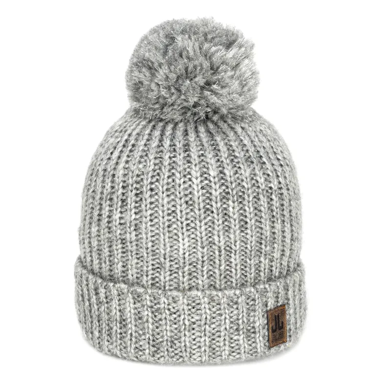 JailJam Bubble Pom Pom Beanie in Grey