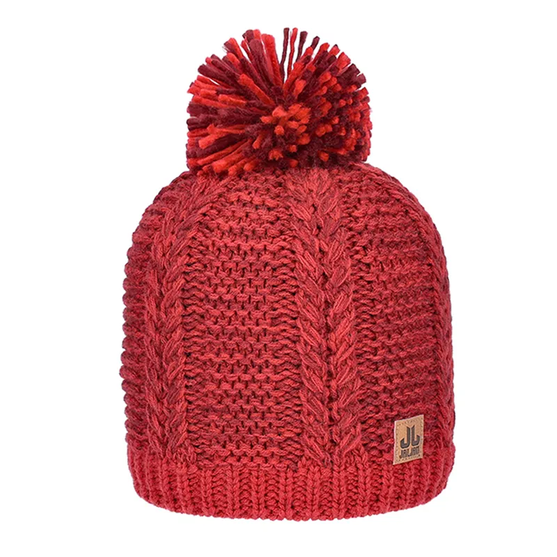 Jailjam Shetland Bobble Hat - Red
