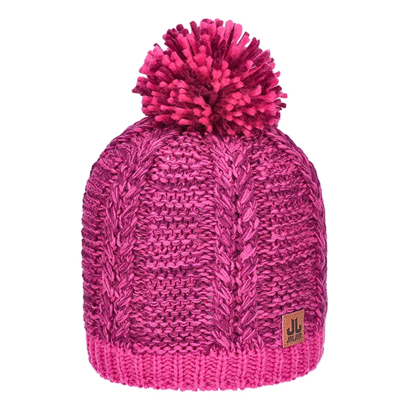 Jailjam Shetland Bobble Hat - Fuchsia