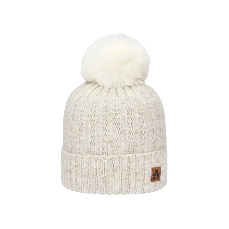 JailJam Golden Gate Bobble Hat Recycled - Off White