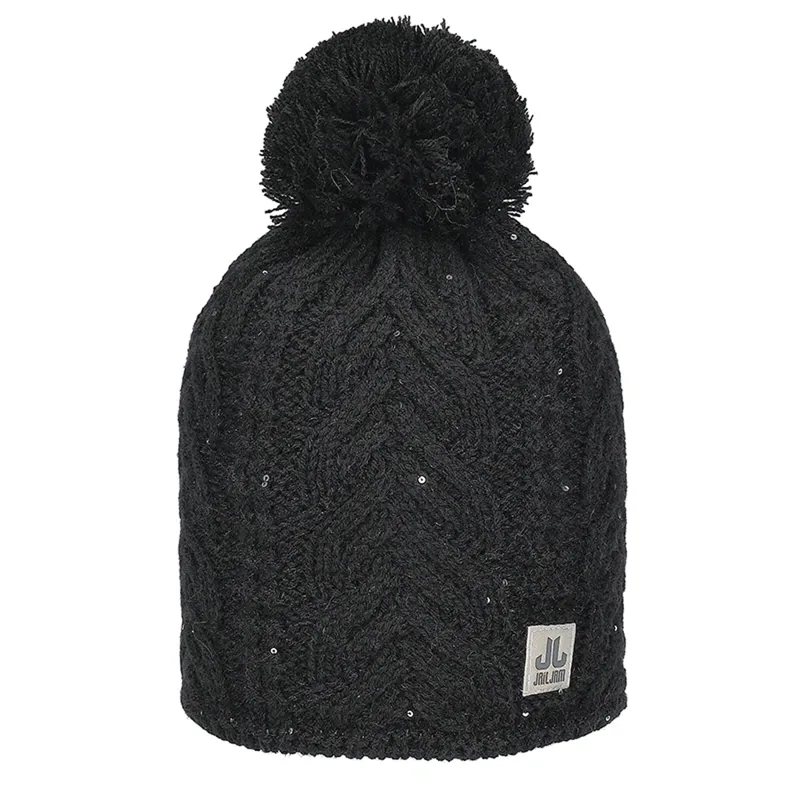 Jailjam Minu Kids Bobble Hat - Black