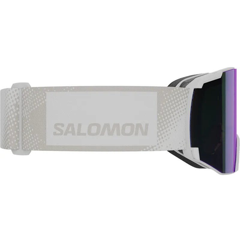 Salomon S View Goggles White with Photochromic Blue Lens-2