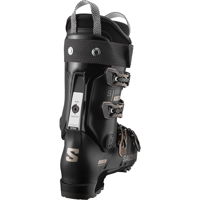 Salomon S Pro Alpha 110 Grip Walk Mens Ski Boots - Black-1