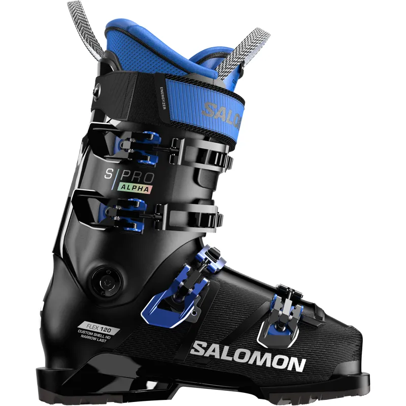 Salomon S Pro Alpha 120 Grip Walk Mens Ski Boots - Black/Race Blue