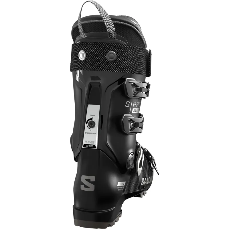 Salomon S Pro Alpha 110 Mens Ski Boots - Black-1