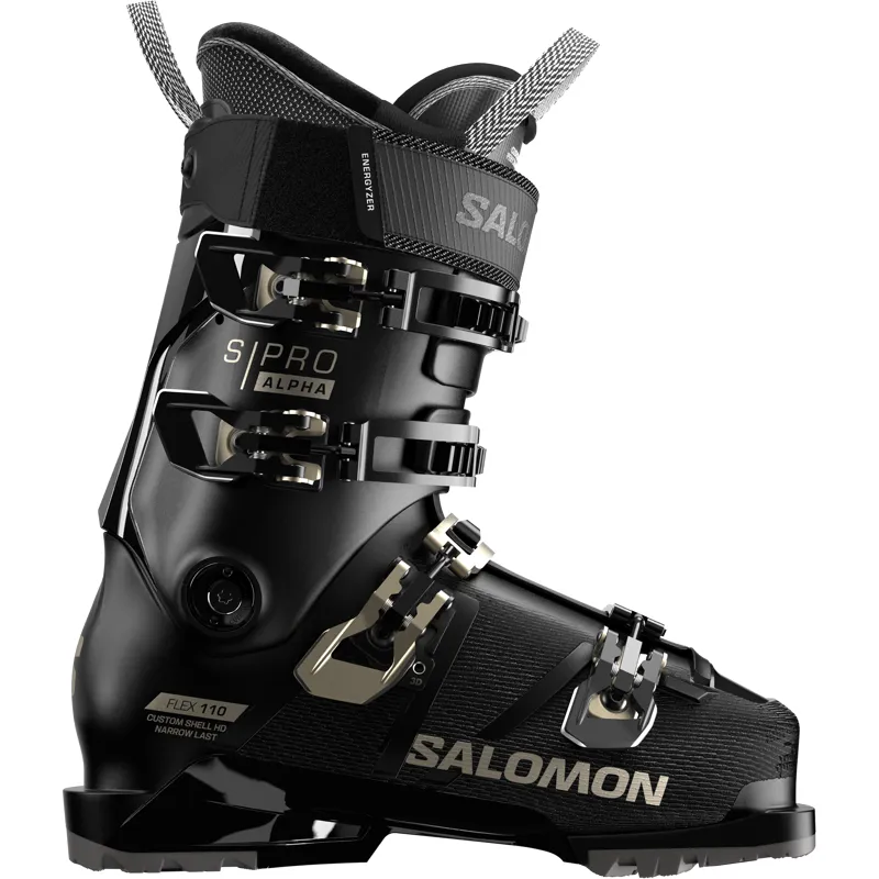 Salomon S Pro Alpha 110 Grip Walk Womens Ski Boots - Black/Bronze