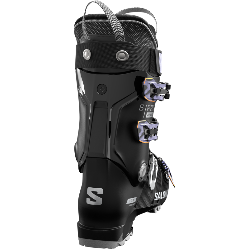 Salomon S Pro Alpha 80 Grip Walk Womens Ski Boots - Black-1