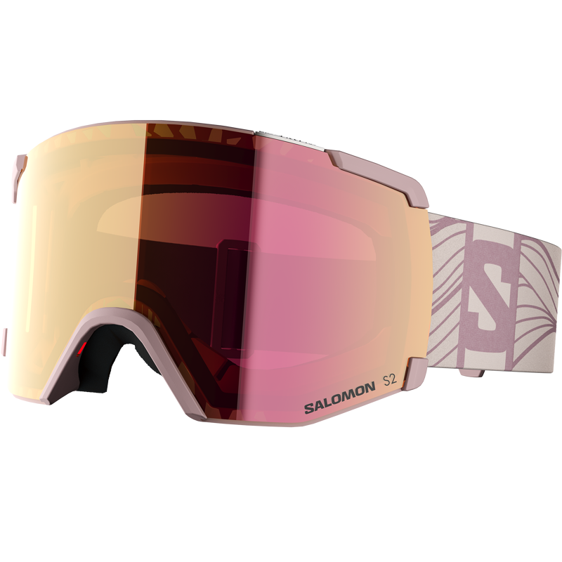 Salomon S View Goggles - Heavenly Pink with Ruby Lens-1
