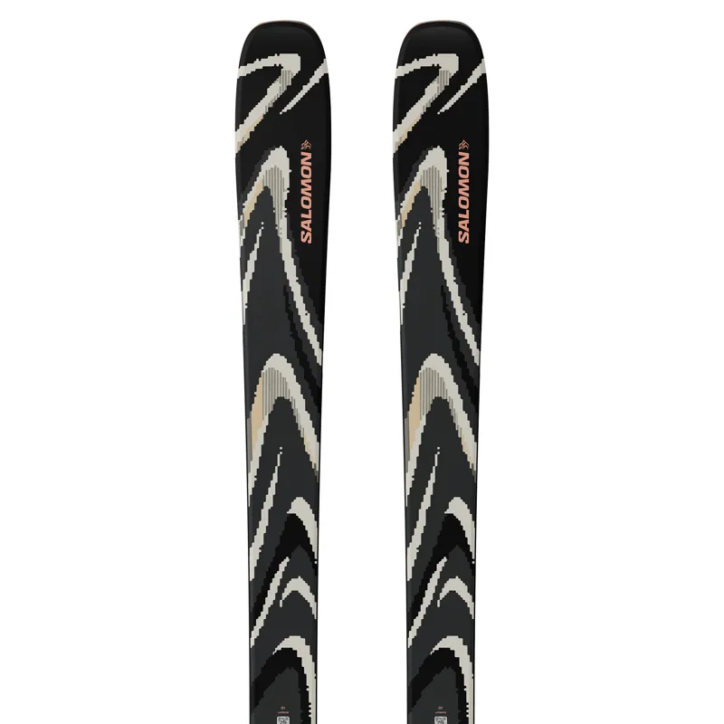 Salomon QST 94 Black Almond - Skis Only-1