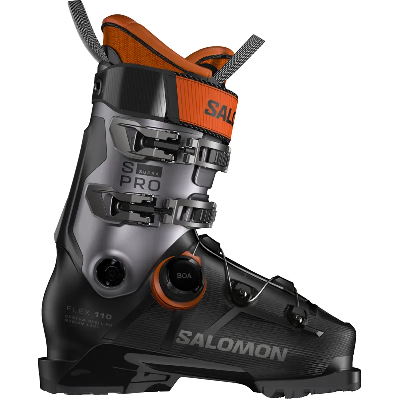 Salomon S Pro Supra Boa 110 Grip Walk Mens Ski Boots - Grey